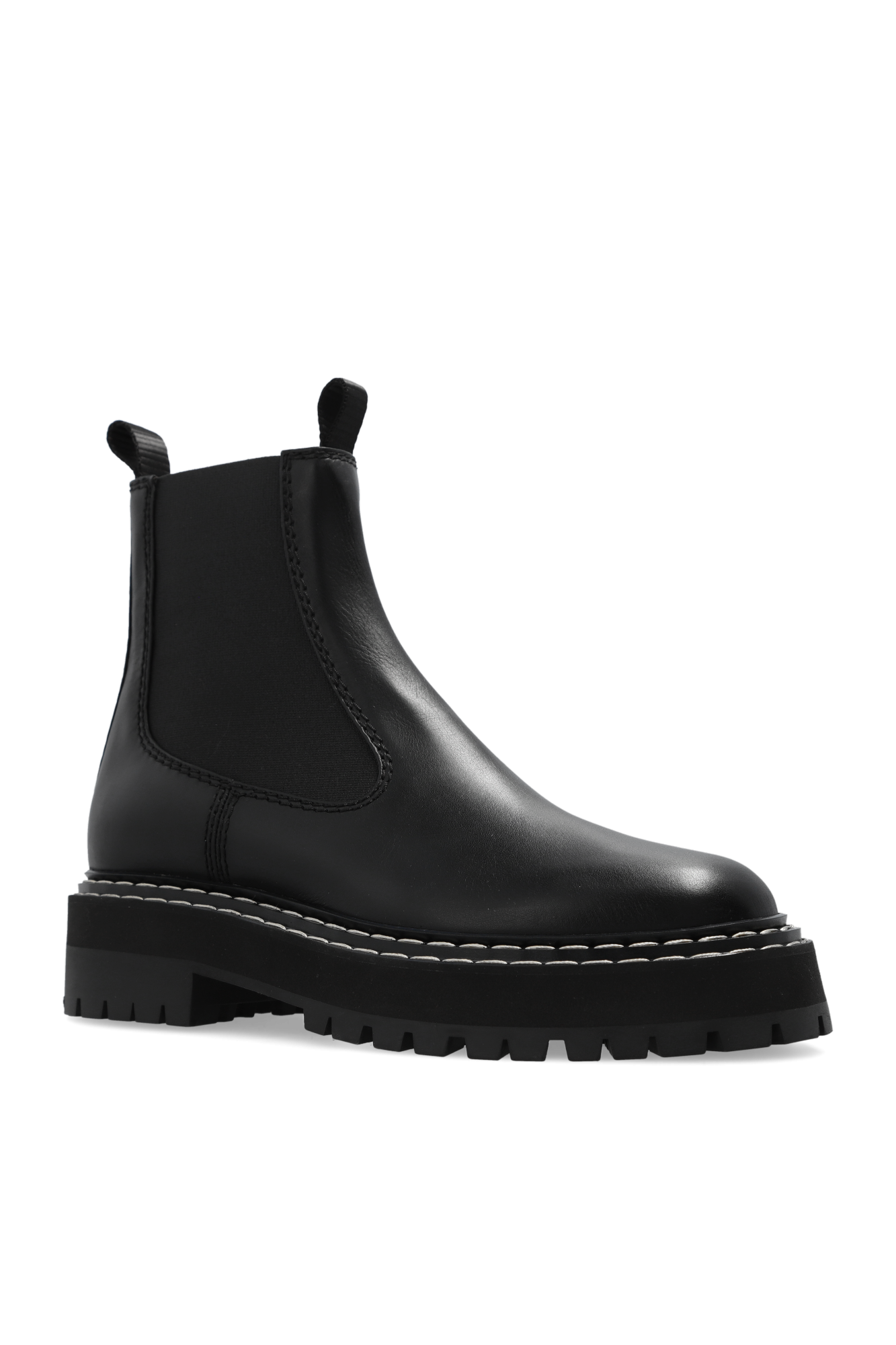 Black Leather Chelsea boots Proenza Schouler Vitkac GB